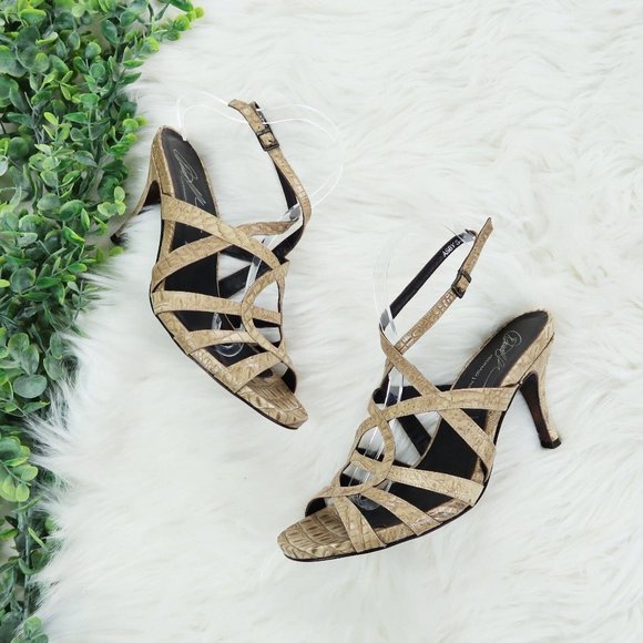 Donald J. Pliner Shoes - Donald J Pliner Asby Leather Sandals Heels 10